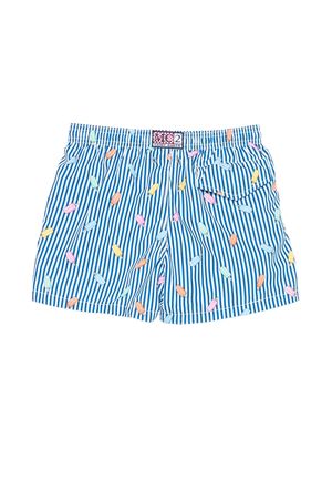 Costume d amare a righe bianco e blu SAINT BARTH KIDS | JEA000402615L